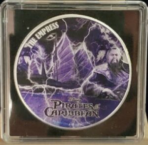 2021 Niue 1oz Silver Disney - The Empress Pirates of the Caribbean - Image 4