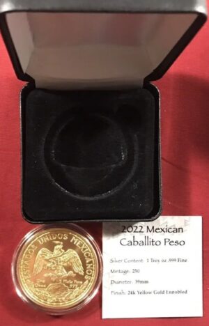 2022 Gold-Plated Mexico Caballito - Image 5