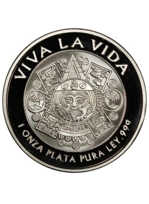 2022 Viva La Vida Queen Bee Frida Kahlo 1 oz .999 Silver Round - Image 2