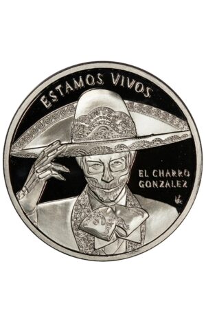 2022 Viva La Vida El Charro 1 oz Silver Round - Image 4