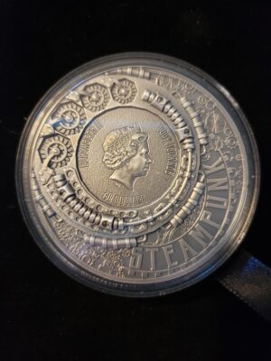 2022 Cook Islands 3oz Silver Steampunk Nautilus - Image 5