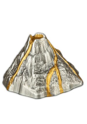 2023 5oz Silver 3D Volcano-Shaped Coin - Image 5