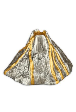 2023 5oz Silver 3D Volcano-Shaped Coin - Image 2