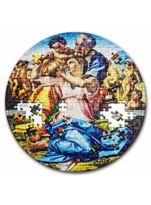 2023 Palau 3 oz Silver Micropuzzle: Doni Tondo by Michelangelo