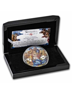 2023 Palau 3 oz Silver Micropuzzle: Doni Tondo by Michelangelo - Image 4