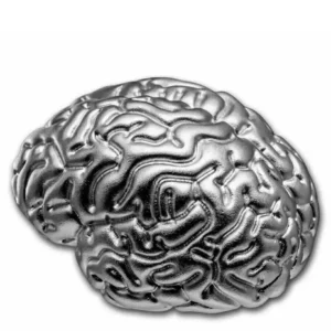 2023 Samoa "The Brain" 2oz Silver Proof-like 3D Shaped Coin