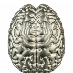 2023 Samoa "The Brain" 2oz Silver Proof-like 3D Shaped Coin - Image 3