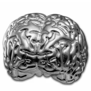 2023 Samoa "The Brain" 2oz Silver Proof-like 3D Shaped Coin - Image 4