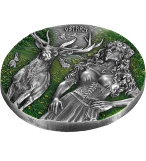 2023 Valkyries Ostara 2oz 10 Mark Silver Coin & Trading Card - Image 13