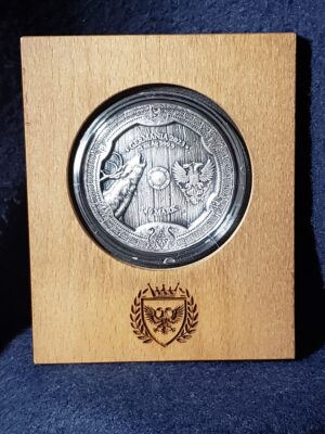 2023 Valkyries Ostara 2oz 10 Mark Silver Coin & Trading Card - Image 4