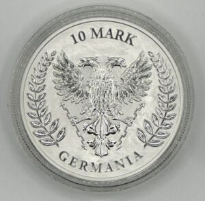 2023 2oz Silver BU Germania 10 Mark - Image 3