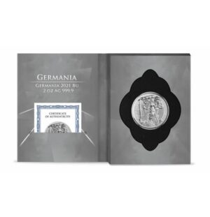 2021 2oz Silver BU Germania 10 Mark - Image 4